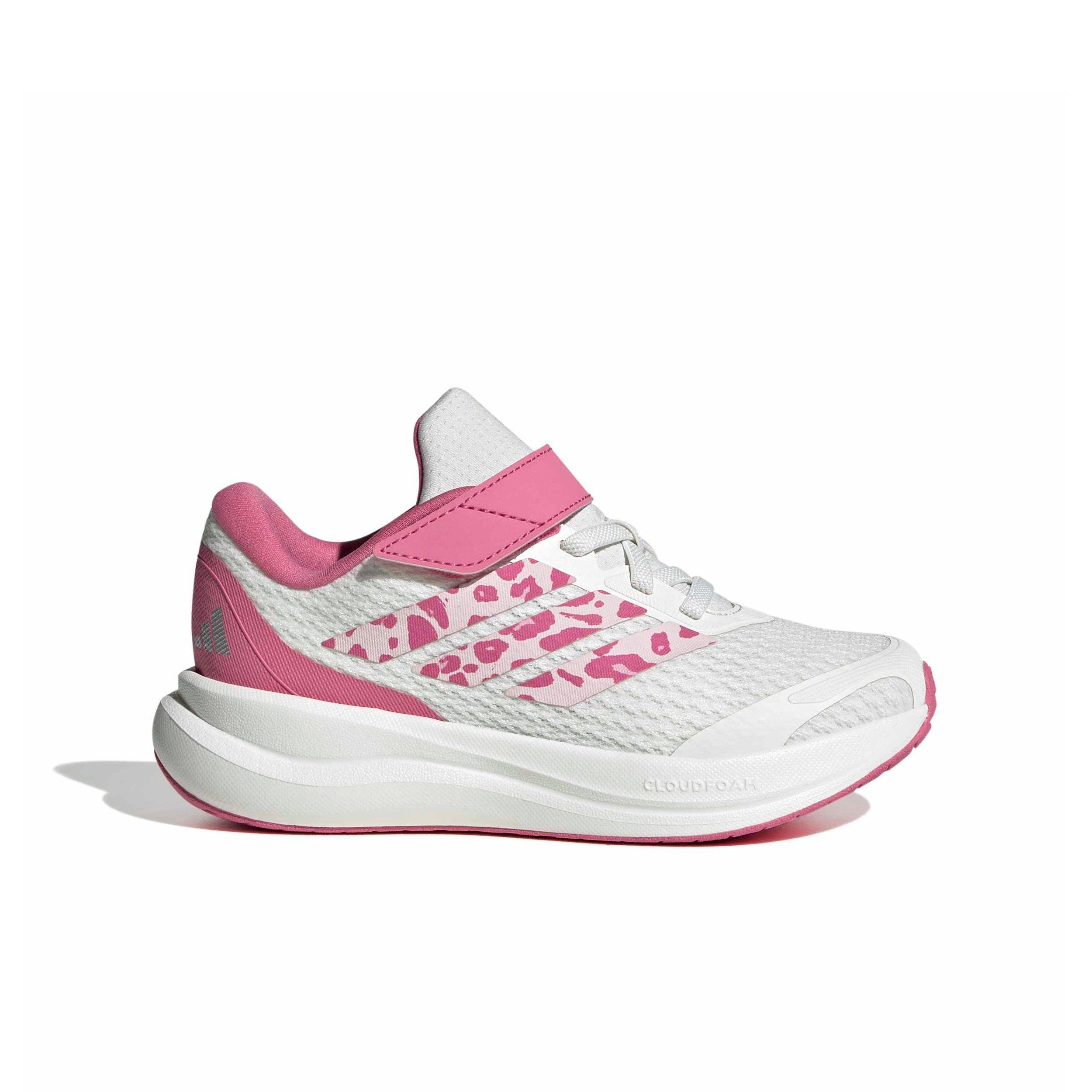 adidas Runfalcon 6 "Core White/Distilled Pink/Pink Fusion" Preschool Girls' Running Shoe - WHITE/PINK/PINK